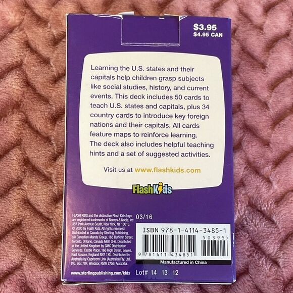 Multiplication & States and Capitals Flash Cards - Picture 3 of 11